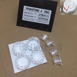 4xDJI Phantom 4PRO Parte Cubierta LED/carcasa Cubierta Protectora Hebilla Transparente Bloqueo - Imagen 1 de 9