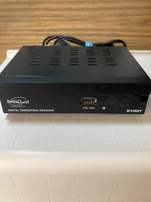 Digiquest Decoder Dig. Terrestre 9700T -  SCART, RF IN OUT - Con Telecomando - Immagine 1 di 4