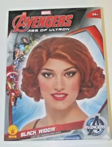 Avengers Age of Ultron Black Widow adult costume wig red hair Halloween in box - Picture 1 of 5