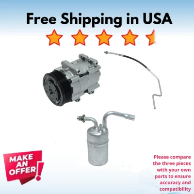 Kit Compresor Aire Acondicionado Ford Thunderbird 1990-1993, Mercury Cougar 1989-1990 Foto 1 de 4