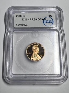 2009 S Lincoln Bicentennial Proof Cent-ICG PR69 DCAM-Formative Years - Picture 1 of 8