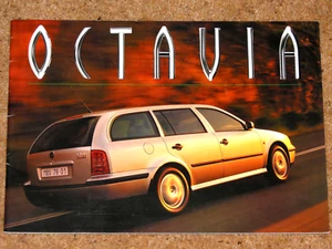 Folleto de ventas Skoda Octavia Estate 1998 - GLX SLX 1,8 20 V, 1,6 MPI, 1,9 TDI - Imagen 1 de 11