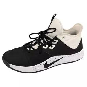 Nike PG 3 TB Black White Oreo Paul George Sneakers Men's 15 Shoes Basketball - Picture 1 of 9