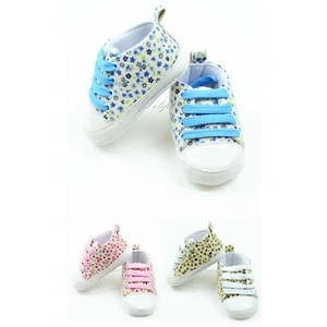 Baby Shoes Soft Bottom Sneaker Antislip for newborn to 12 months baby Girl  - Picture 1 of 7