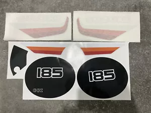 Suzuki 1982 TS185 Full Decal Set/ Sticker Kit (RED MODEL) - Picture 1 of 5