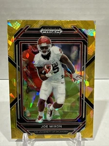 2023 Joe Mixon Panini Prizm Draft Picks Gold Cracked Ice #53 Oklahoma Sooners - Picture 1 of 2