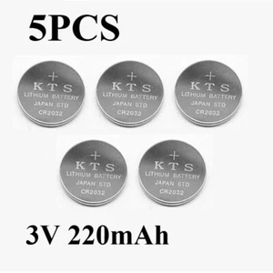 5pcs Battery KTS Button Battery CR2032 3V For Laptop Desktop Main Board Computer - Picture 1 of 2