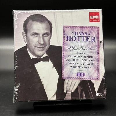 ICON Hans Hotter The Great Bass Baritone [EMI, 6 CD Box Set] NEW SEALED - Image 1 of 4