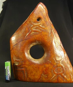 X-RARE Chinese Hongshan Ritual Jade of Prince's Journey to Heaven w/Translation - Picture 1 of 12