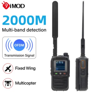 Handheld Drone Detection 1G 2G 5G UAV Approach Warning Device 2KM SMA 3.7V - Picture 1 of 11