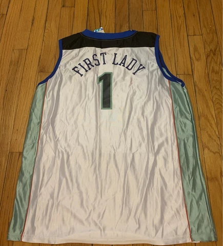 New York Liberty First Lady #1 Jersey L WNBA NY Obama MSG Women’s Basketball Cover