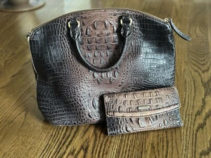 Brahmin Duxbury Handbags Purse Wallet Set READ - Picture 1 of 7