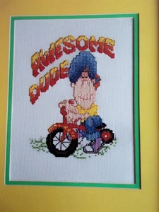 Awesome Dude Cross Stitch Pattern Leaflet Great Big Graphs by Bertha S. Dunn - Picture 1 of 4