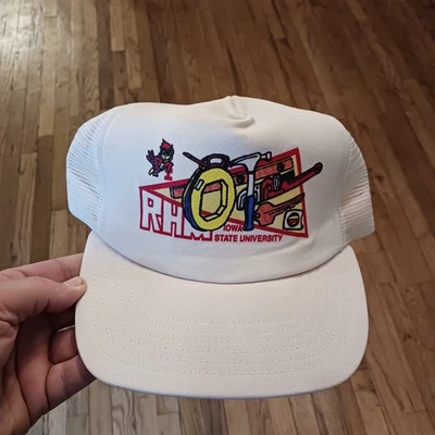 Gorra de camionero de espuma con cierre a presión RHM de la Universidad Estatal de Iowa de colección Foto 1 de 4