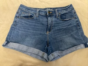Pantalones Cortos de Jean Universal Threads 10 Para Mujer Azul Denim Informales Verano - Imagen 1 de 3