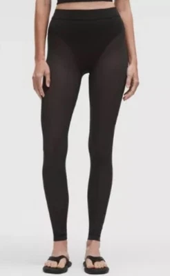 Lululemon Nulu High-Rise Mesh-Leg Tight 28" Black Goodnight-Plum  LW5HZPS / 25-2 - Image 1 of 4