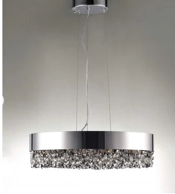 Maxim Mystic 16 светодиодов 24 дюйма Одиночный подвесной потолочный светильник, полированный хром  - Изображение 1 из 3