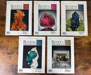 Rocks And Minerals Magazine Lot Volume 95 2020 Issues 1 2 3 5 6 Magazines - Bild 1 von 2