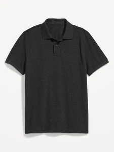 Old Navy Men's Uniform Pique Polo Shirt - Charcoal Heather - Size XL - #563685 - Picture 1 of 1