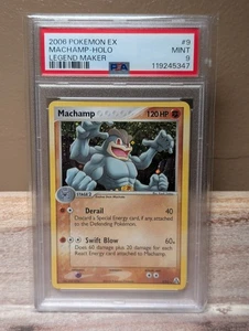 Pokemon EX 2006 Legend Maker Machamp Reverse Holo Card 9/92 PSA 10 - Picture 1 of 2