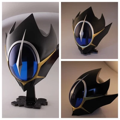 Casco Completo Code Geass Caballeros Negros CERO Unisex Juegos con disfraces Accesorios Máscaras Nuevo Foto 1 de 4