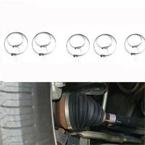 10 PCS Axle Joint Boot Clips Stainless Steel Crimp Clamp Kit for Maintenance - Picture 1 of 4