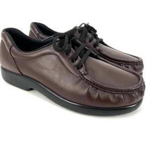 Zapatos cómodos mocasines con cordones para mujer SAS Take Time talla 10,5 M marrón EE. UU. - Imagen 1 de 8