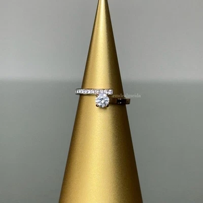 Anillo de piedra fresca de cristal de Swarovski de oro rosa pavé talla 50 (US 5) 5251687 Foto 1 de 4