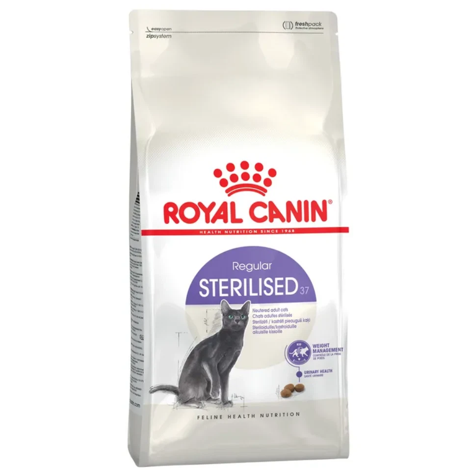 STERILISED 37 ROYAL CANIN 10 KG PER GATTI ADULTI STERILIZZATI - Immagine 1 di 3