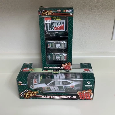Winners Circle NASCAR #88 Dale Earnhardt Jr. Mountain Dew 1:24 & 1:64 Lot - Image 1 of 4