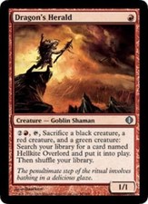 MTG magic cards 2x x2 Light Play, English Dragon's Herald Shards of Alara