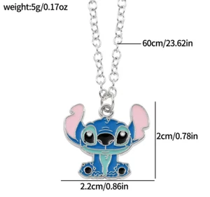 Collana con ciondolo punto Lilo & Stitch nuova - Foto 1 di 5