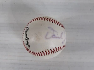 Signiertes Autogramm Baseball Rawlings Official League OLB3 mit Hülle unbekannter Spieler - Bild 1 von 9