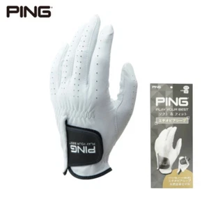 Ping JAPAN Golf Sheep Leather Glove Soft Fit for Left hand GL-P2301 White New! - Picture 1 of 4