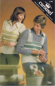 Carousel L 191 Crocheted in 4 & 8 Ply - Vintage Crochet Pattern - Bild 1 von 2