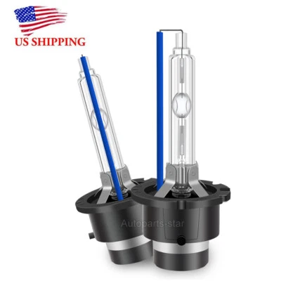 8000k Ice Blue D2S D2R D2C HID Xenon Bulbs Factory Replacement Headlight Kit - Image 1 of 4