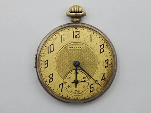 Vintage Waltham Watch Co. Grade 225 17j Hand Wind Pocket Watch Movement - Picture 1 of 4