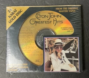 Audiophile DCC GZS 1071 Gold CD Elton JOHN Greatest Hits 24 Karat Gold Sealed - Picture 1 of 6