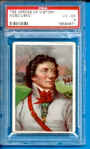 1911 T68 Heroes & Men of History - Kosciusko (Miners Extra) Psa 4 - Picture 1 of 2