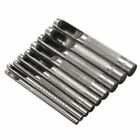 Carbon Steel Hollow Punch Set 9pcs for Leatherworking and Gasket Materials