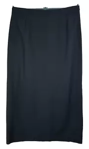 JONES NEW YORK Women's Stretch Wool Viscose Pencil Skirt Lined Black Size 12 - Picture 1 of 15