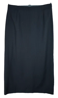 Falda lápiz viscosa lana elástica forrada negra talla 12 JONES NEW YORK para mujer Foto 1 de 4