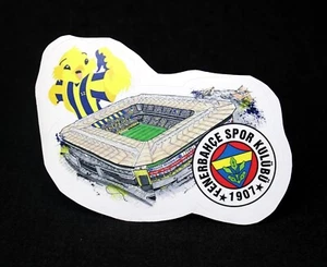 Adesivo turco Super Lig Football Club Fenerbahce mascotte, stadio e logo combo - Foto 1 di 5