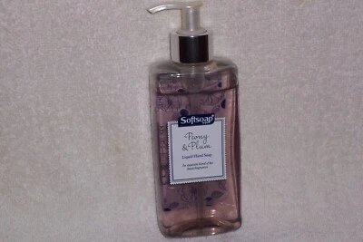 SOFTSOAP Peony & Plum Decor Collection 10 Oz. Pump Liquid Hand Soap NEW - Image 1 of 2