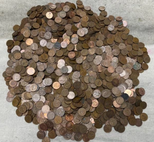 10 pounds of mixed Canada small cent penny. Mixed date LARGE lot! CAD - Picture 1 of 5