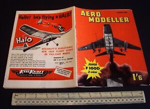 Vintage Aeromodeller Magazine (March 1959) Hungarian Alag X-4 Diesel 