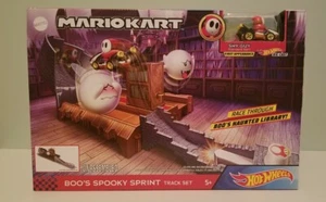 New-  Wheels 2020 MARIO KART BOO’S SPOOKY SPRINT SHY GUY Circuit Track Set  - Picture 1 of 2