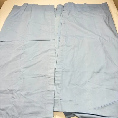 复古窗帘板一对纯色棉混纺 y2k 90 年代 80 年代 38x83 每件 — 第 1/4 张图片