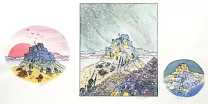 Arte original de Wendy Watson para IS MY FRIEND AT HOME: PUEBLO FIRESIDE TALES 2001 - Imagen 1 de 3