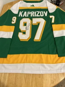 Kirill Kaprizov Minnesota Wild Autographed Jersey JSA Certified - Picture 1 of 7